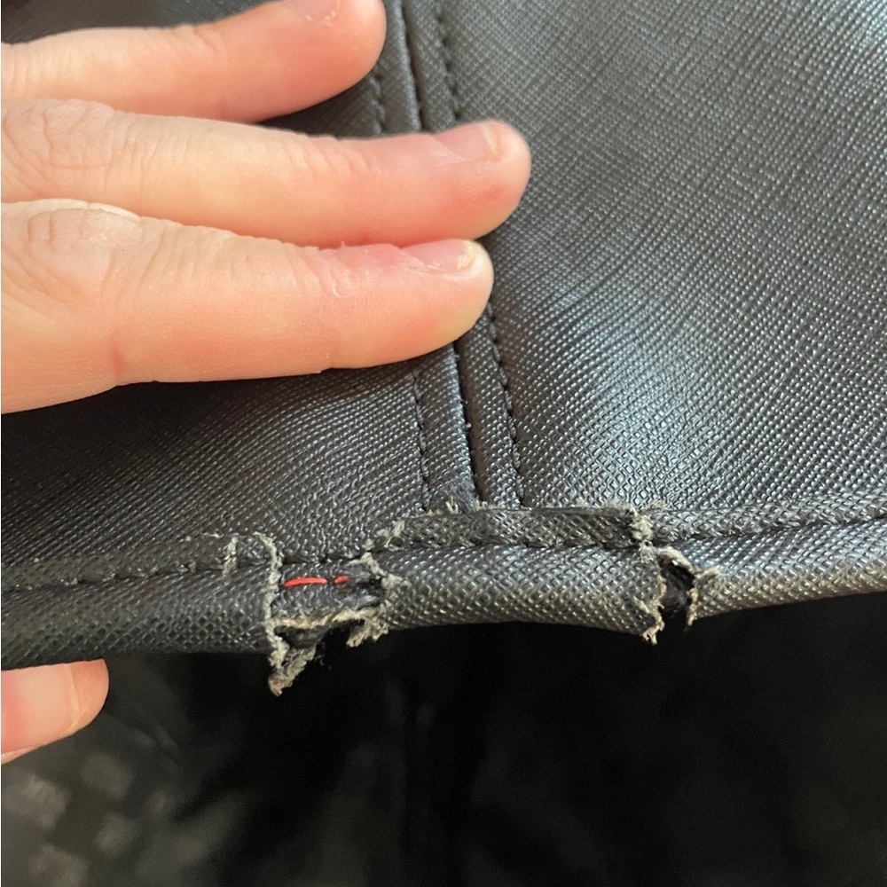 Authentic Michael Kors Microstud Center Stripe Pu… - image 3